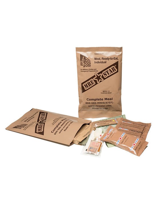 Gluten Free MRE Survival Food- MRE STAR Complete NO GLUTEN MRE Meal Kit with Heaters - Premium Emergency Food Supply from MRE Star - Just $159.49! Shop now at Prepared Bee