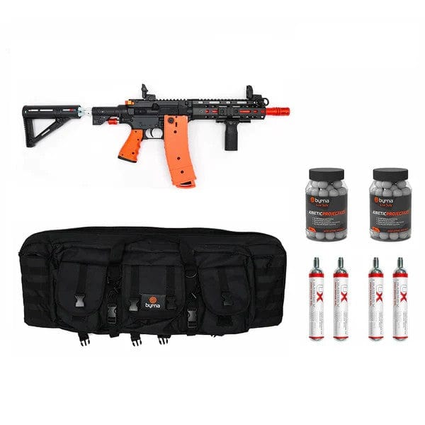 Byrna Mission 4 launcher Bundle with CO2 adapter + CO2 stock and Byrna Kinetic Projectiles - Premium Non-Lethal Self-Defense from Byrna Technologies - Just $899.99! Shop now at Prepared Bee