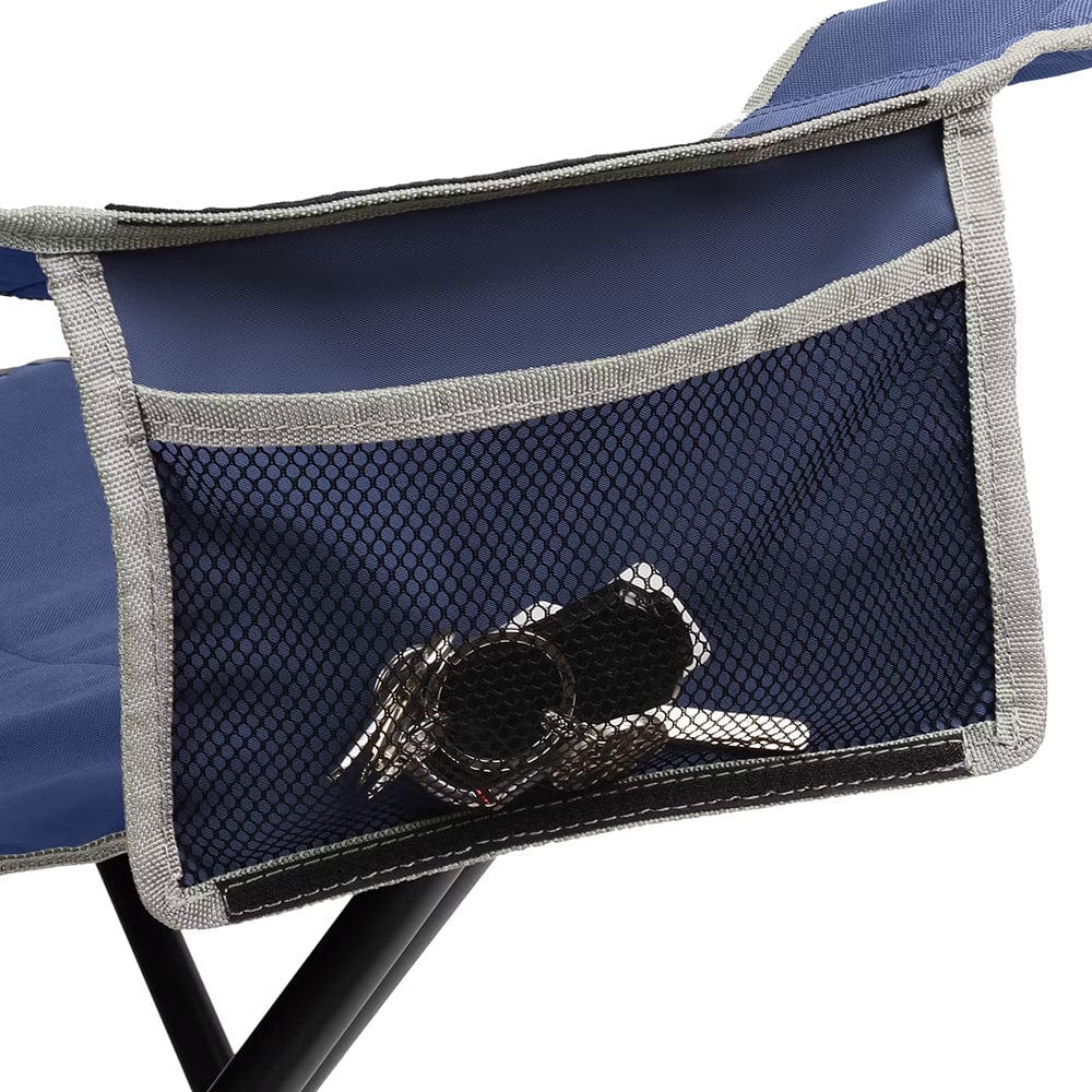 Coleman Big & Tall Quad Camping Chair - Skyfall Blue - Premium Outdoor from Coleman - Just $64.65! Shop now at Prepared Bee
