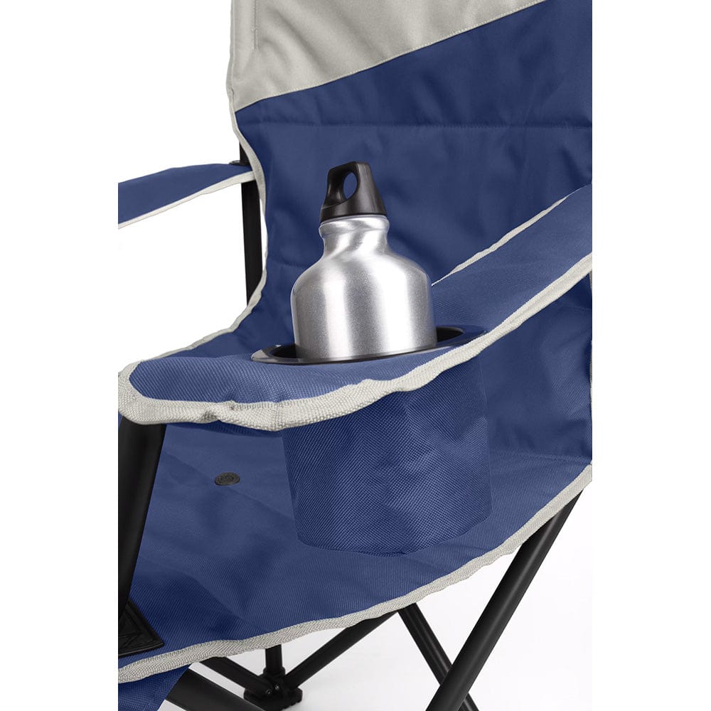 Coleman Big & Tall Quad Camping Chair - Skyfall Blue - Premium Outdoor from Coleman - Just $64.65! Shop now at Prepared Bee
