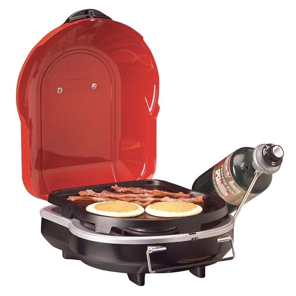 Coleman Fold N Go™+ Propane Grill - Red - Premium Outdoor from Coleman - Just $138.14! Shop now at Prepared Bee