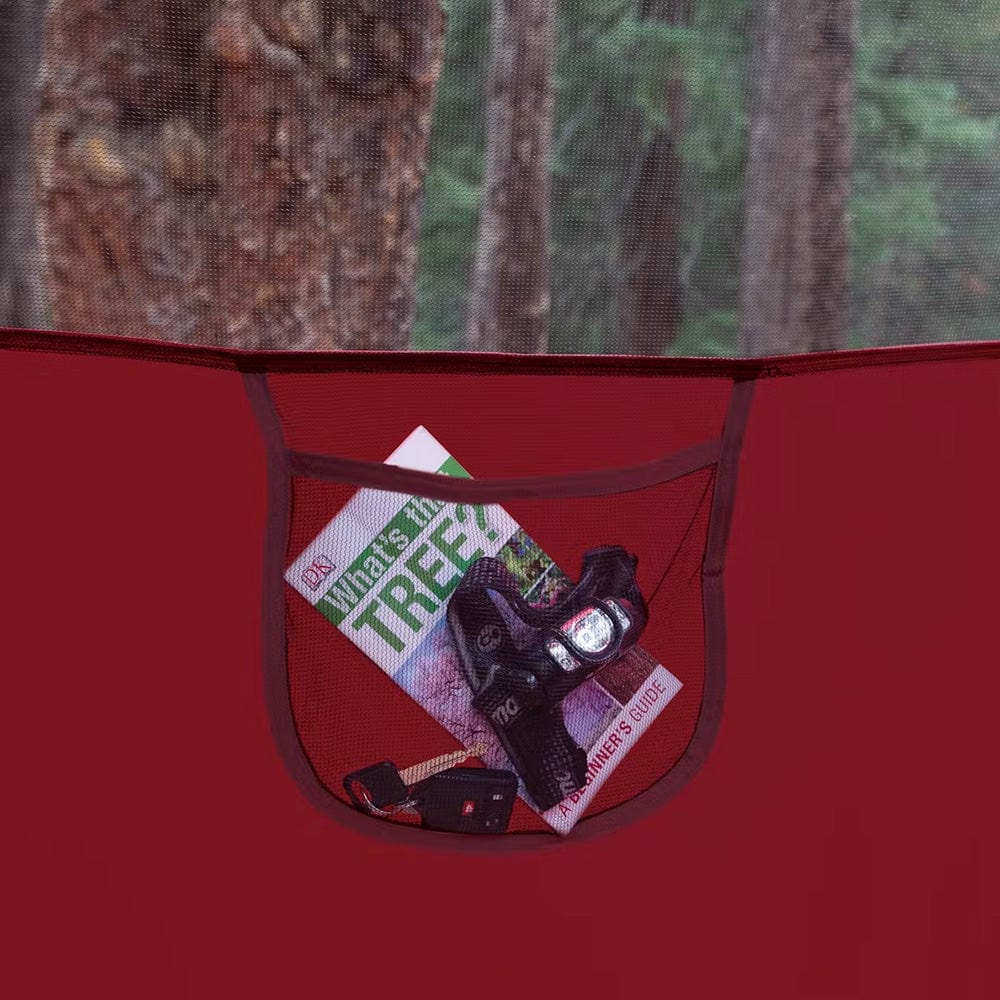 Coleman 4-Person Flatwoods II™ Lightweight Dome Camping Tent - Red - Premium Outdoor from Coleman - Just $82.10! Shop now at Prepared Bee