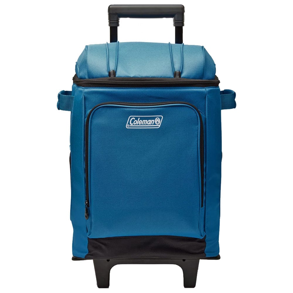 Coleman CHILLER™ 42-Can Soft-Sided Portable Cooler w/Wheels - Deep Ocean - Premium Outdoor from Coleman - Just $65.94! Shop now at Prepared Bee
