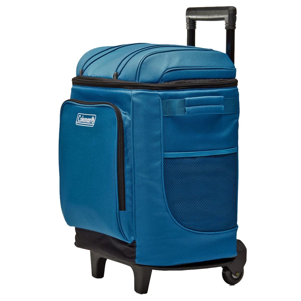 Coleman CHILLER™ 42-Can Soft-Sided Portable Cooler w/Wheels - Deep Ocean - Premium Outdoor from Coleman - Just $65.94! Shop now at Prepared Bee