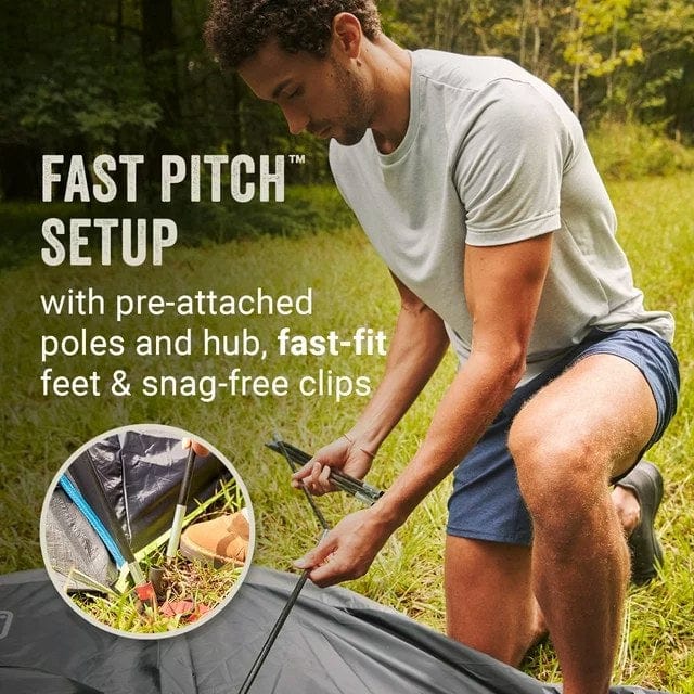 Coleman Carlsbad DarkRoom Dome Camping Tent with Screen Room - Blocks 90% of Sunlight - Weatherproof Tent with Easy Setup - Premium Tents from Coleman - Just $235.99! Shop now at Prepared Bee
