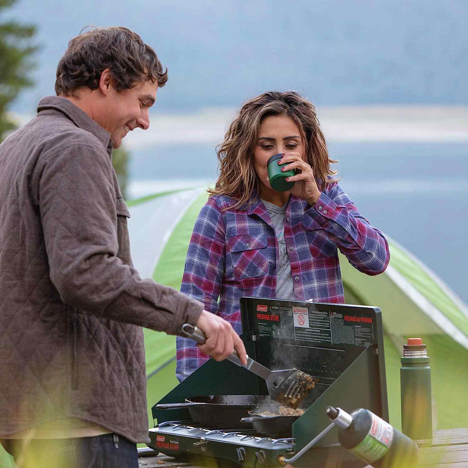 Coleman Classic Propane Stove, 2 Burner - Reliable Portable Gas Camping Stove for Outdoor Cooking, Easy-to-Use and Durable - Premium Cooking Accessories from Coleman - Just $71.99! Shop now at Prepared Bee