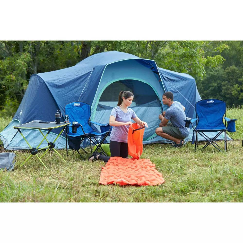 Coleman Kompact Premium Sleeping Pad: Self-Inflating, Ultra-Comfortable Camp Mat with Built-In Air Valve, Lightweight & Portable - Includes Carry Bag, No Pump Required - Premium Sleeping Bags from Coleman - Just $119.99! Shop now at Prepared Bee