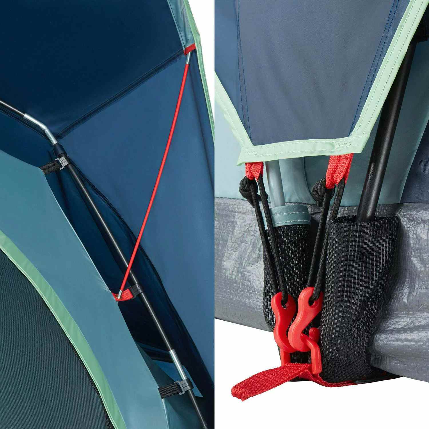 Coleman Skydome XL 10-Person Family Dome Camping Tent with 5 Minute Setup, Fits 3 Queen Airbeds, Blue Nights - Premium Tents from Coleman - Just $309.99! Shop now at Prepared Bee