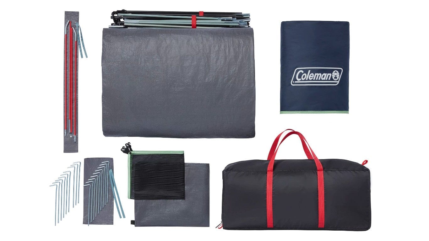 Coleman Skydome XL 10-Person Family Dome Camping Tent with 5 Minute Setup, Fits 3 Queen Airbeds, Blue Nights - Premium Tents from Coleman - Just $309.99! Shop now at Prepared Bee