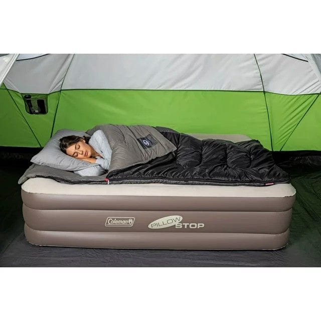 Coleman SupportRest PillowStop Double High Airbed with 120v Pump – Queen Size - For Indoor or Outdoor Use - Premium Sleeping Bags from Coleman - Just $101.99! Shop now at Prepared Bee