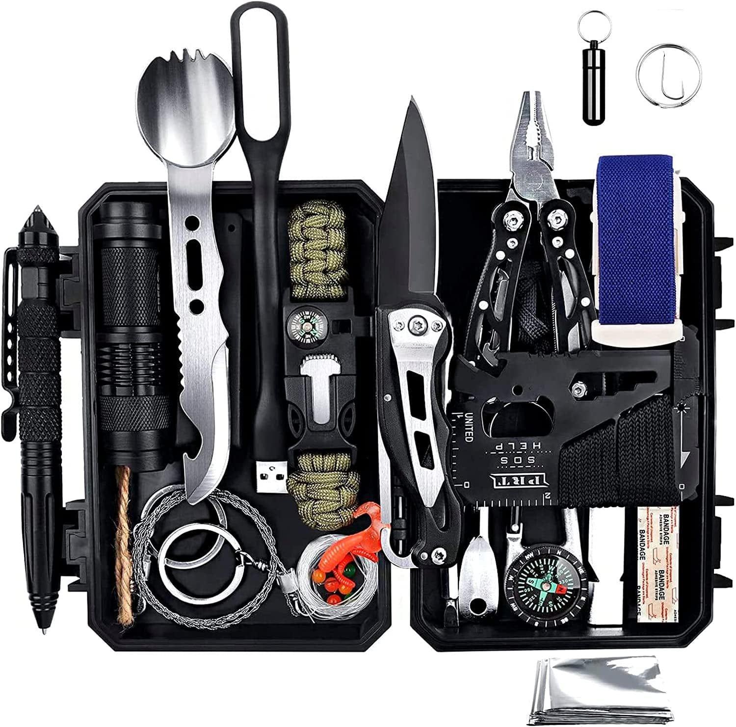 Antarctica Emergency Survival Gear Kits 60 In 1 - Ultimate Preparedness - Premium Tools from Antarctica - Just $46.06! Shop now at Prepared Bee