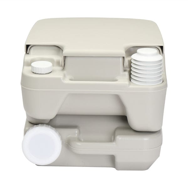 Portable Camping Toilet - 2.6 Gallon Portable Removable Flush Toilet With Double Outlet - Premium Tools from inQ Boutique - Just $72.72! Shop now at Prepared Bee