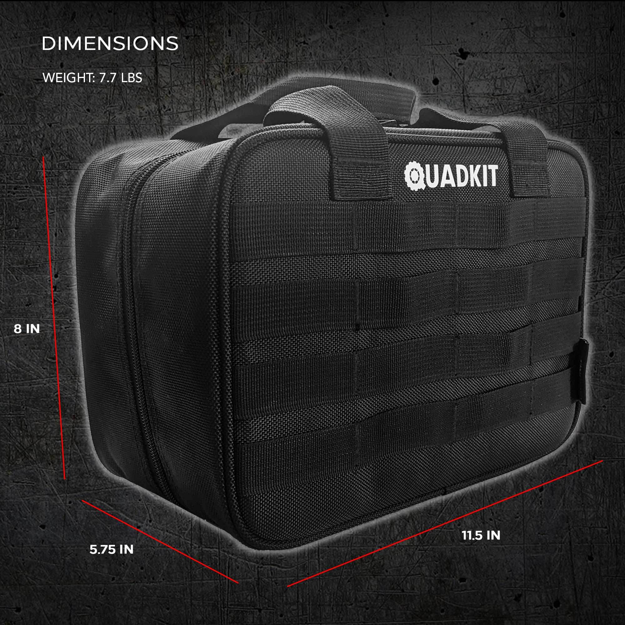 Quadkit ATV Off-Road Emergency Kit 4-in-1 Kit: Auto Kit; First Aid Kit; Survival Kit; Fastener Kit For ATVs, UTVs, SxS - Premium Medical Kits from Emergency Prep Gear - Just $85.54! Shop now at Prepared Bee