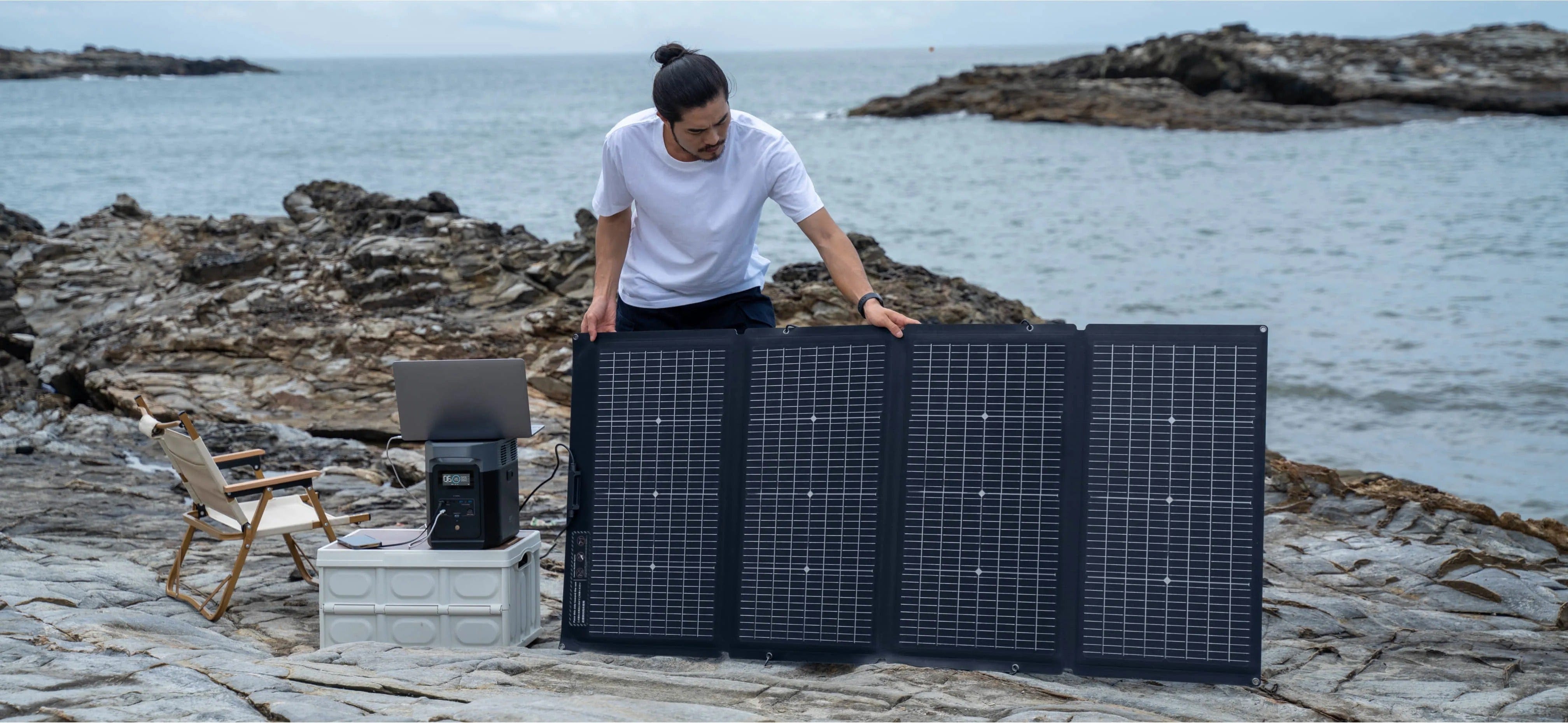 EcoFlow DELTA 2 Portable Solar Generator - 1024Wh LFP Battery, Quick Charge, 1800W AC Output, Eco-Friendly Power Station for RV, Camping & Home Backup - Premium Portable Solar Power Generators from EcoFLow - Just $899! Shop now at Prepared Bee