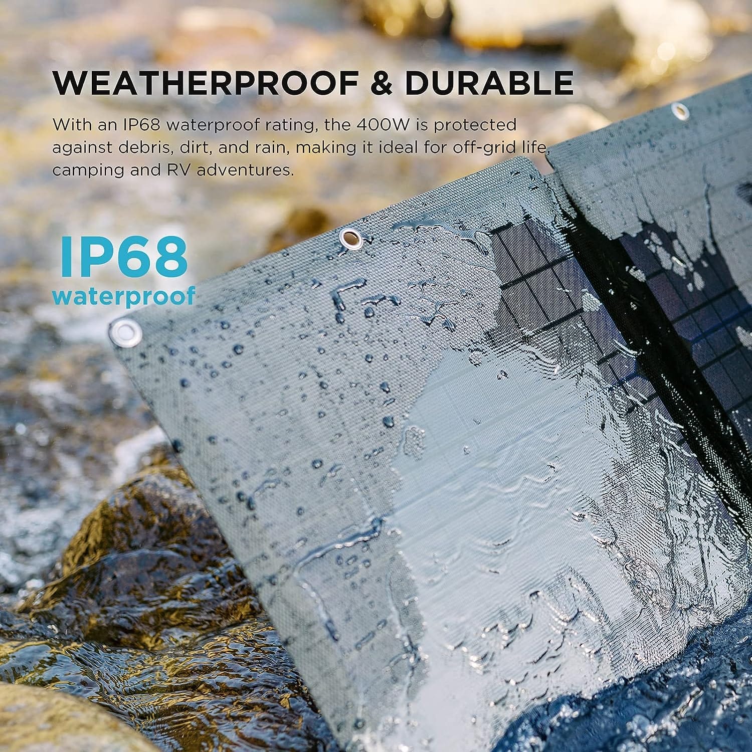 EcoFlow 400W Portable Solar Panel - Chainable, Foldable Solar Charger For Power Station Generators - Best For Outdoor, Camping, RV and Off-Grid - Premium Solar Panels from EcoFLow - Just $849! Shop now at Prepared Bee