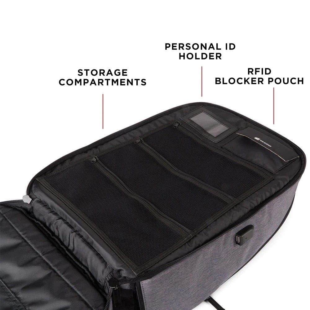 Guard Dog ProShield Smart Bulletproof Backpack - Level IIIA Bulletproof, Built-in Charging Bank - TSA Approved - Premium Body Armor from Guard dog security - Just $189.99! Shop now at Prepared Bee