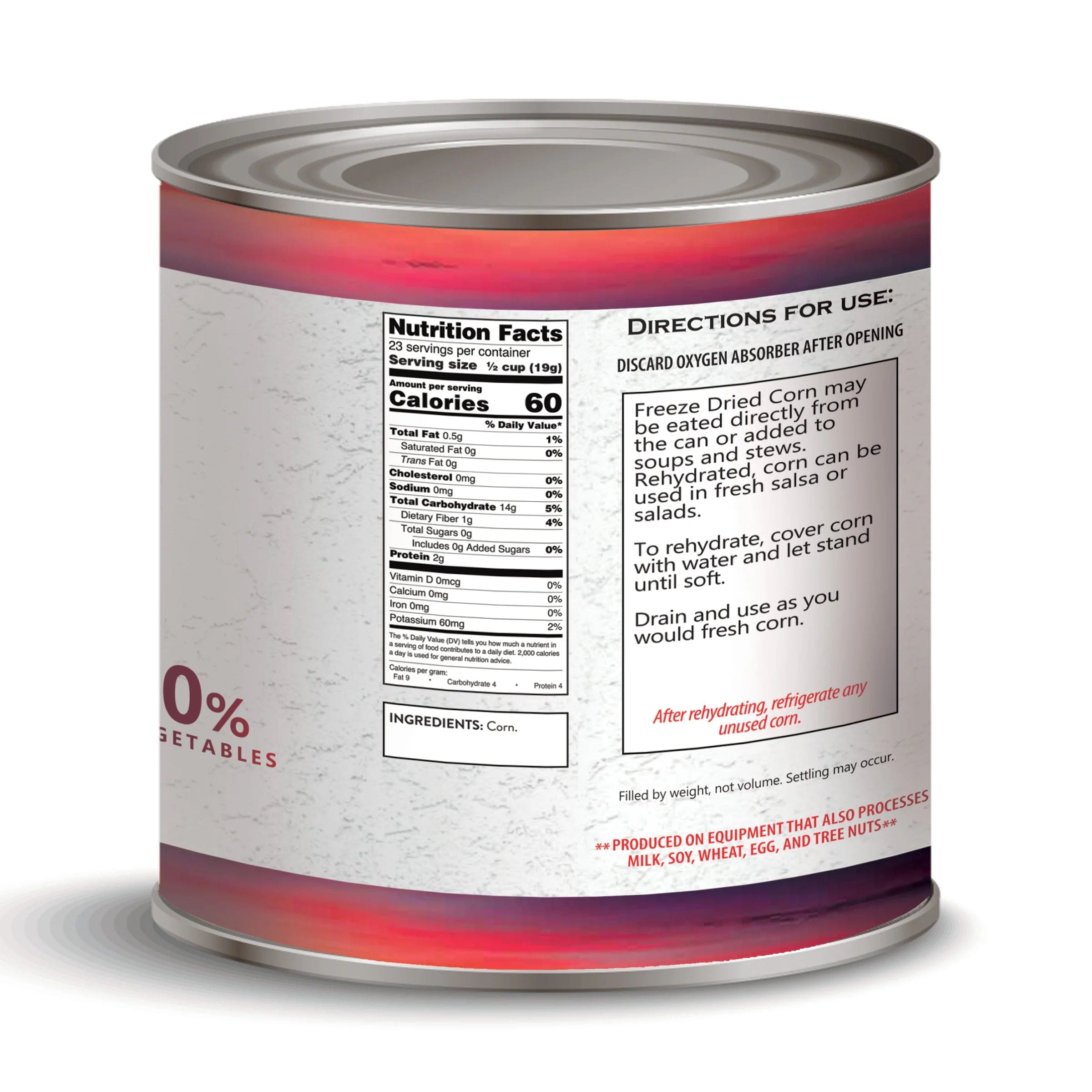 Heaven's Harvest Freeze-Dried/Dehydrated Vegetable Bundle For Emergency Preparedness - Premium Emergency Food Supply from Heaven's Harvest - Just $169.99! Shop now at Prepared Bee