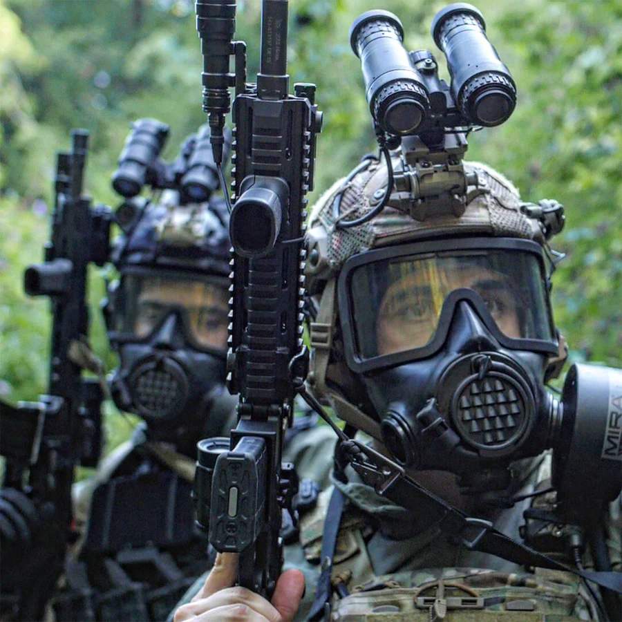 MIRA Safety Full-Face Respirator CM-8M Gas Mask - Tactical CBRN Panoramic Visor - Premium Gas Masks from Mira Safety - Just $325! Shop now at Prepared Bee