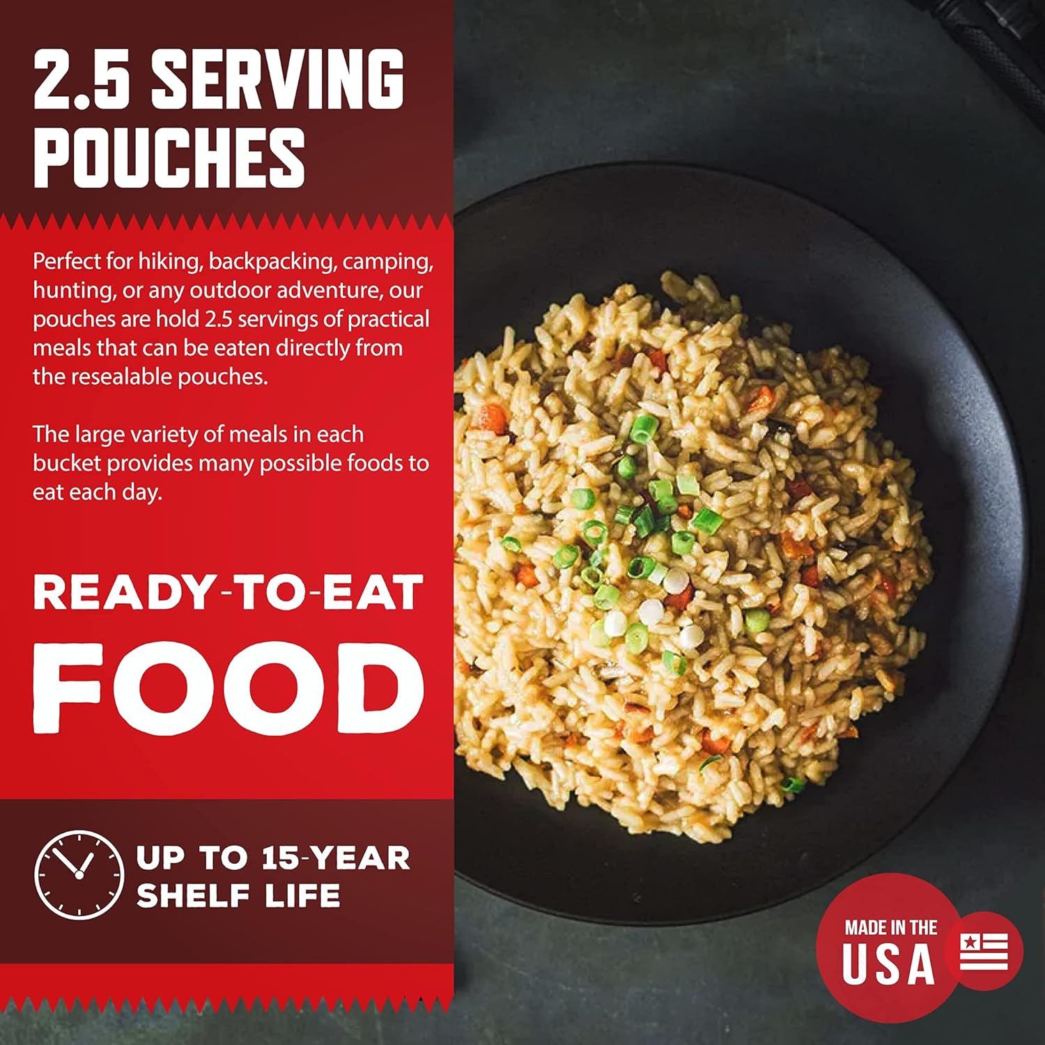 ReadyWise Adventure Meals Favorites Kit - For Emergency Food Supply and Outdoor Adventures - Premium Emergency Food Supply from ReadyWise - Just $69.99! Shop now at Prepared Bee