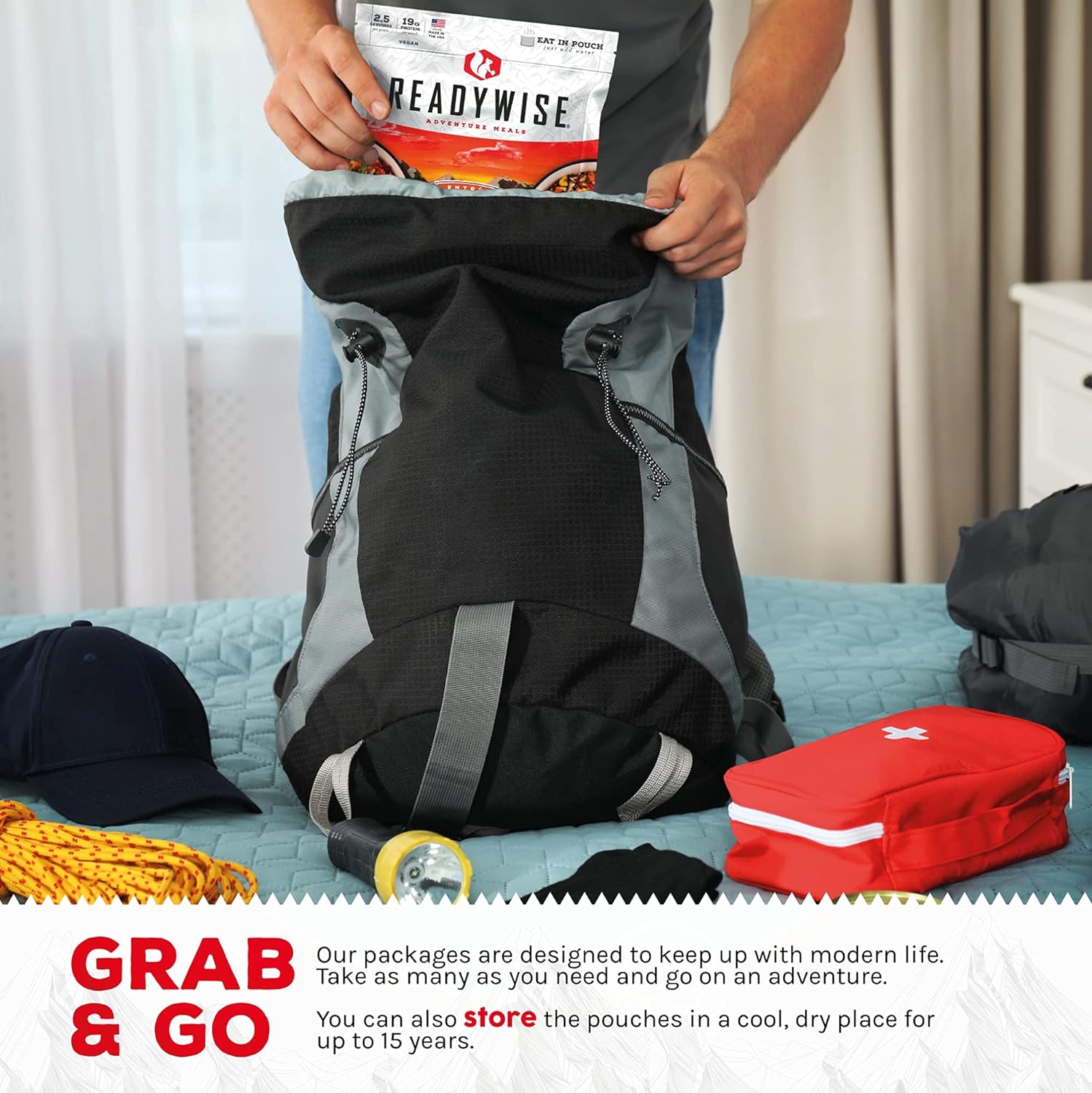 ReadyWise Adventure Meals Favorites Kit - For Emergency Food Supply and Outdoor Adventures - Premium Emergency Food Supply from ReadyWise - Just $69.99! Shop now at Prepared Bee