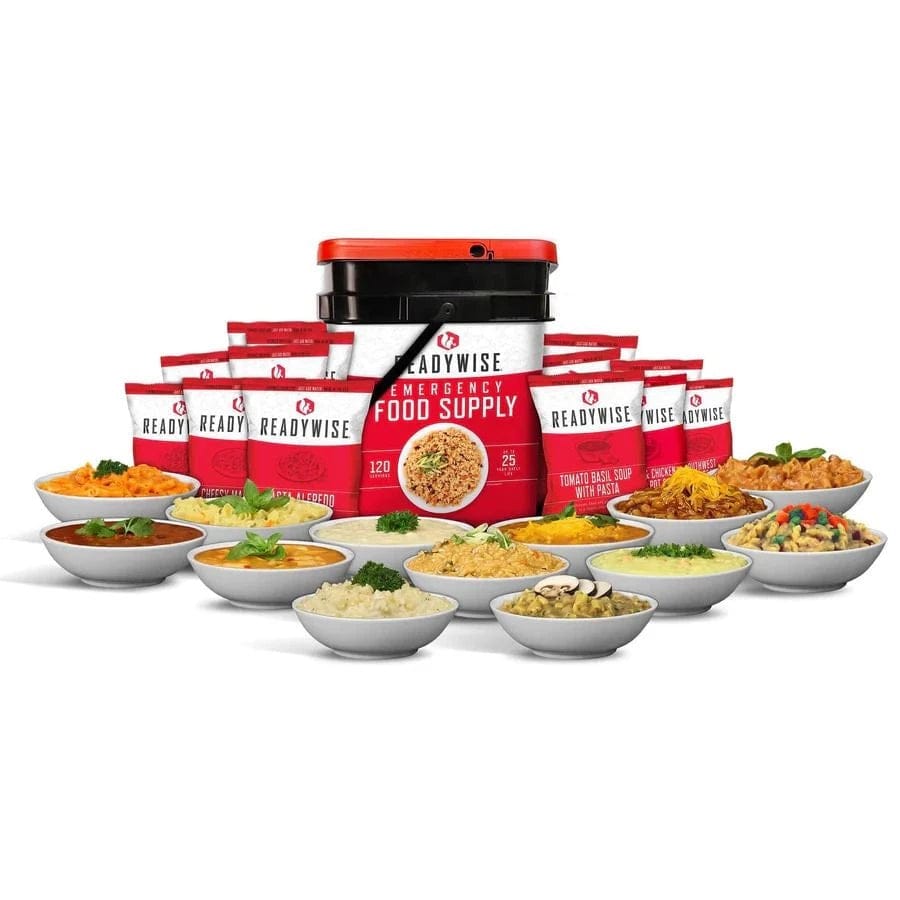 ReadyWise Emergency Food Supply - 120 Serving Freeze-dried Entrée Meals- Wise Food Company - Premium Emergency Food Supply from ReadyWise - Just $299.99! Shop now at Prepared Bee