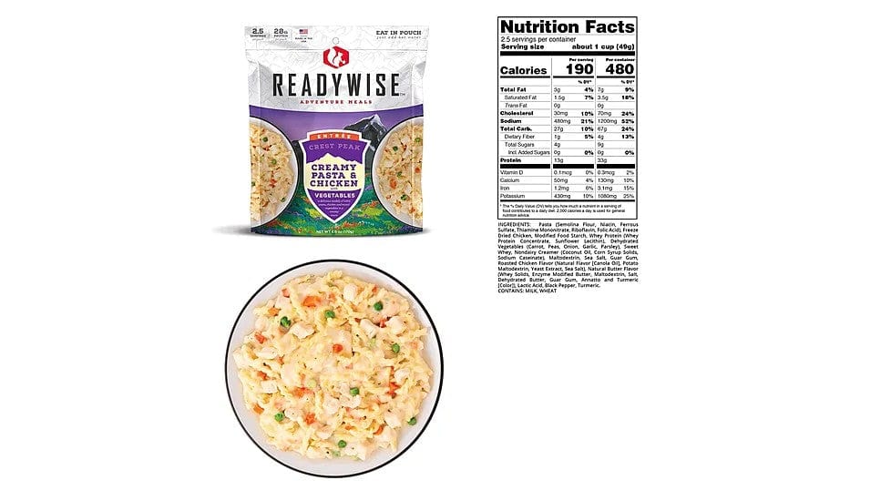 ReadyWise Adventure Meals Favorites Kit - For Emergency Food Supply and Outdoor Adventures - Premium Emergency Food Supply from ReadyWise - Just $69.99! Shop now at Prepared Bee