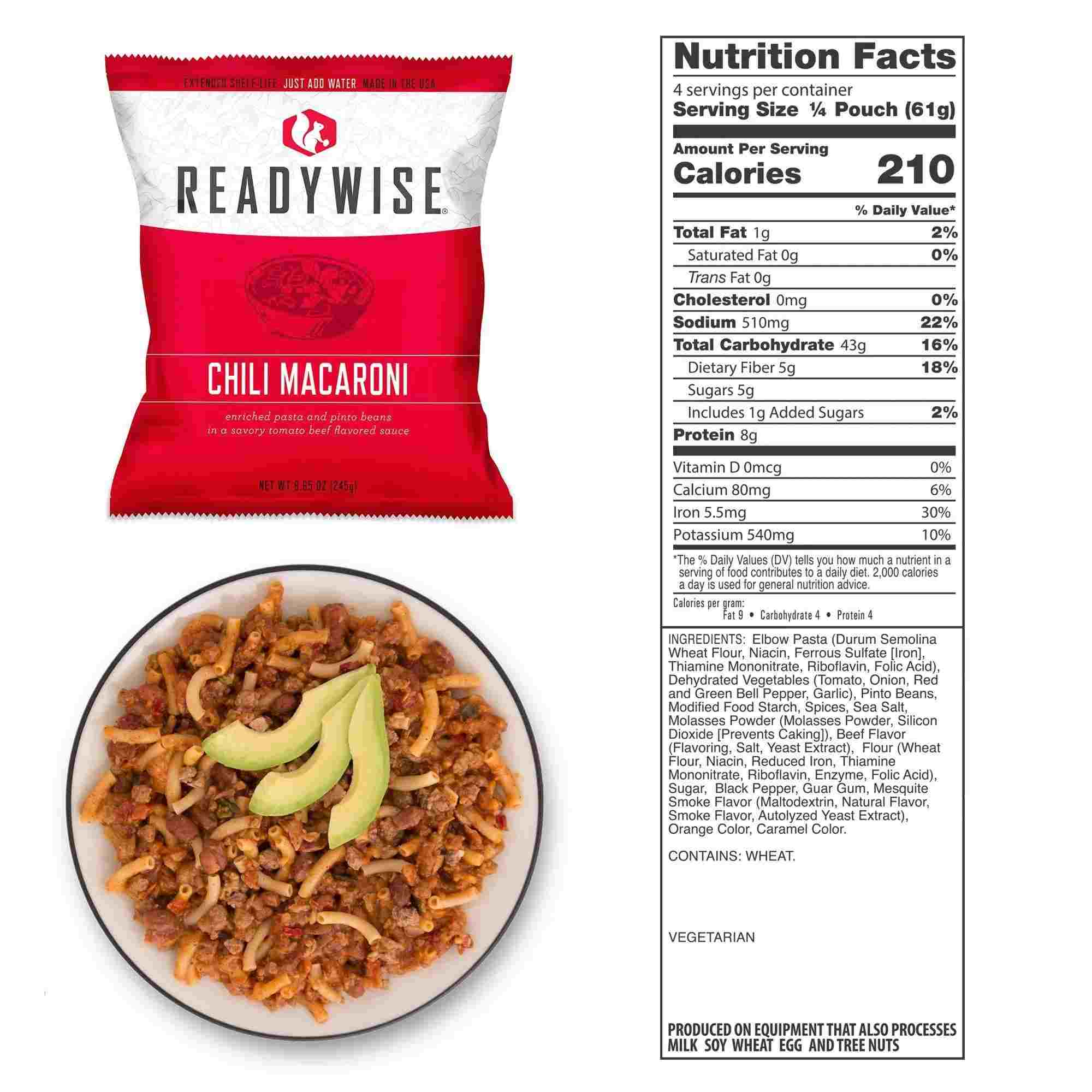 ReadyWise Emergency Food Supply - 120 Serving Freeze-dried Entrée Meals- Wise Food Company - Premium Emergency Food Supply from ReadyWise - Just $299.99! Shop now at Prepared Bee