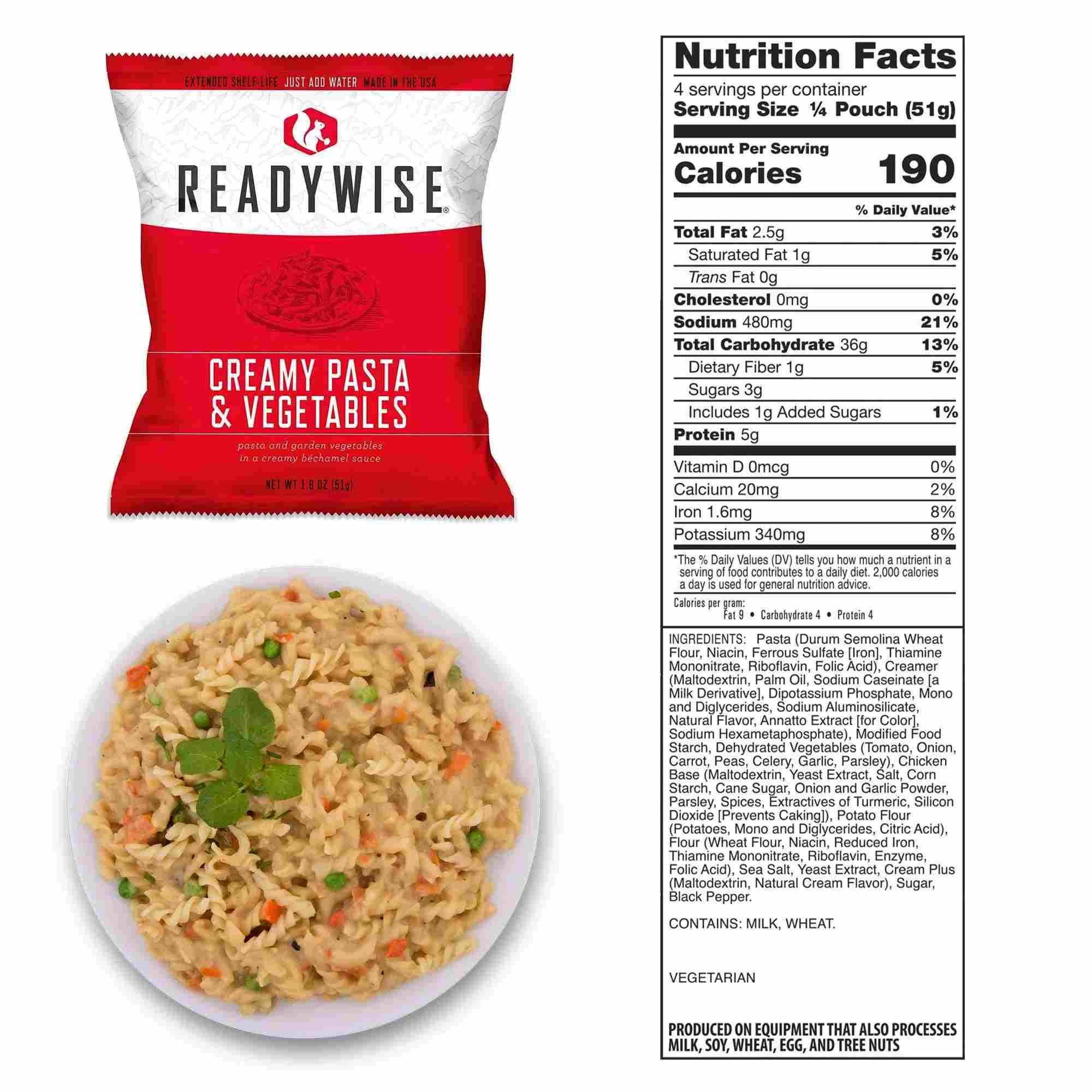 ReadyWise Emergency Food Supply - 120 Serving Freeze-dried Entrée Meals- Wise Food Company - Premium Emergency Food Supply from ReadyWise - Just $299.99! Shop now at Prepared Bee