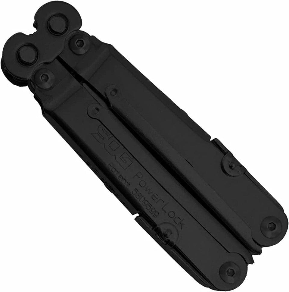 SOG Professional Multi-Tool Gear PowerLock Black, Scissors, Nylon Pouch - 18 Tools - 420 Stainless steel - Premium Tools from SOG - Just $74.95! Shop now at Prepared Bee