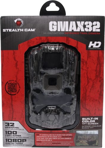 Stealth Cam Trail Cam Gmax32 - 32mp/1080hd Video Camo Ir - Premium Cameras from Stealth Cam - Just $105.22! Shop now at Prepared Bee