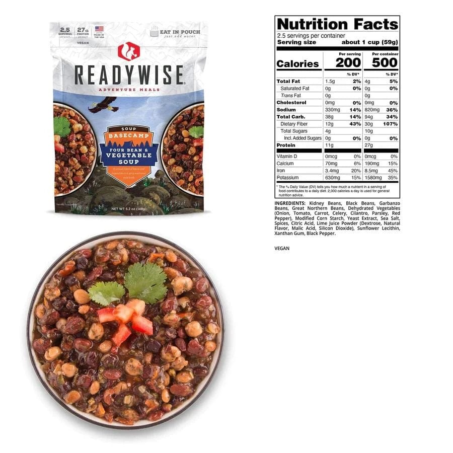 ReadyWise Hunting Breakfast & Entree Selection Outdoor Adventure Meal Kit - Premium Emergency Food Supply from ReadyWise - Just $89.99! Shop now at Prepared Bee