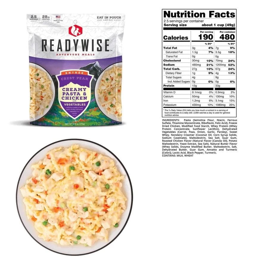ReadyWise Hunting Breakfast & Entree Selection Outdoor Adventure Meal Kit - Premium Emergency Food Supply from ReadyWise - Just $89.99! Shop now at Prepared Bee