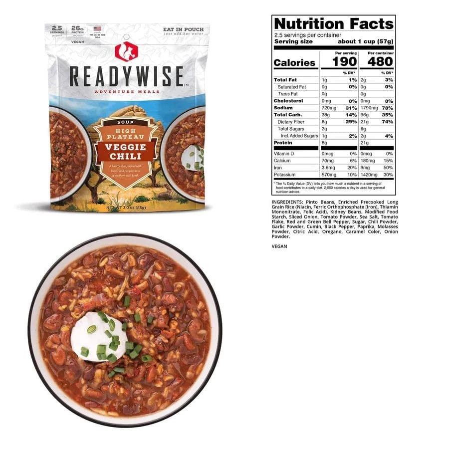 ReadyWise Hunting Breakfast & Entree Selection Outdoor Adventure Meal Kit - Premium Emergency Food Supply from ReadyWise - Just $89.99! Shop now at Prepared Bee