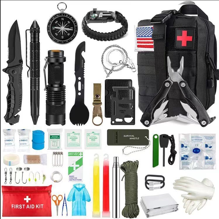 Ultimate Survival Gear: Outdoor SOS Emergency Kit - Multifunctional Survival Tools - Premium Tools from Prepared Bee - Just $47.05! Shop now at Prepared Bee