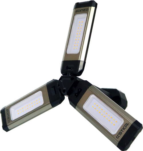 Striker Tri-mobile 2000 Lumen - Area Work Light W/3 Led Panel< - Premium Lights from Striker - Just $79.99! Shop now at Prepared Bee