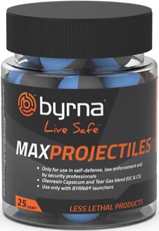 Byrna Max Projectiles 25 Count - Tub .68 Cal - Premium Non-Lethal Self-Defense from Byrna Technologies - Just $119.99! Shop now at Prepared Bee