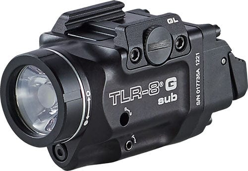 Streamlight Tlr-8 G Sub For - Glock43x/48mos Led/green Laser - Premium Lights from Streamlight - Just $284.32! Shop now at Prepared Bee