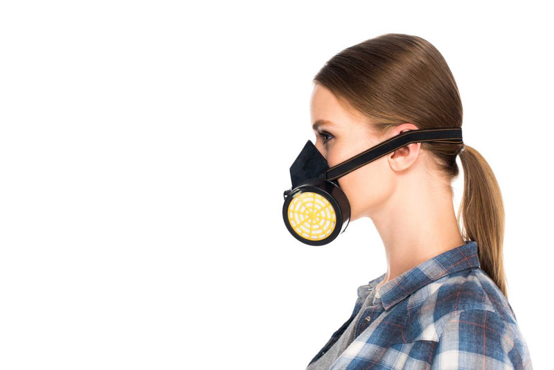 What is the difference between powered air and supplied air respirators?