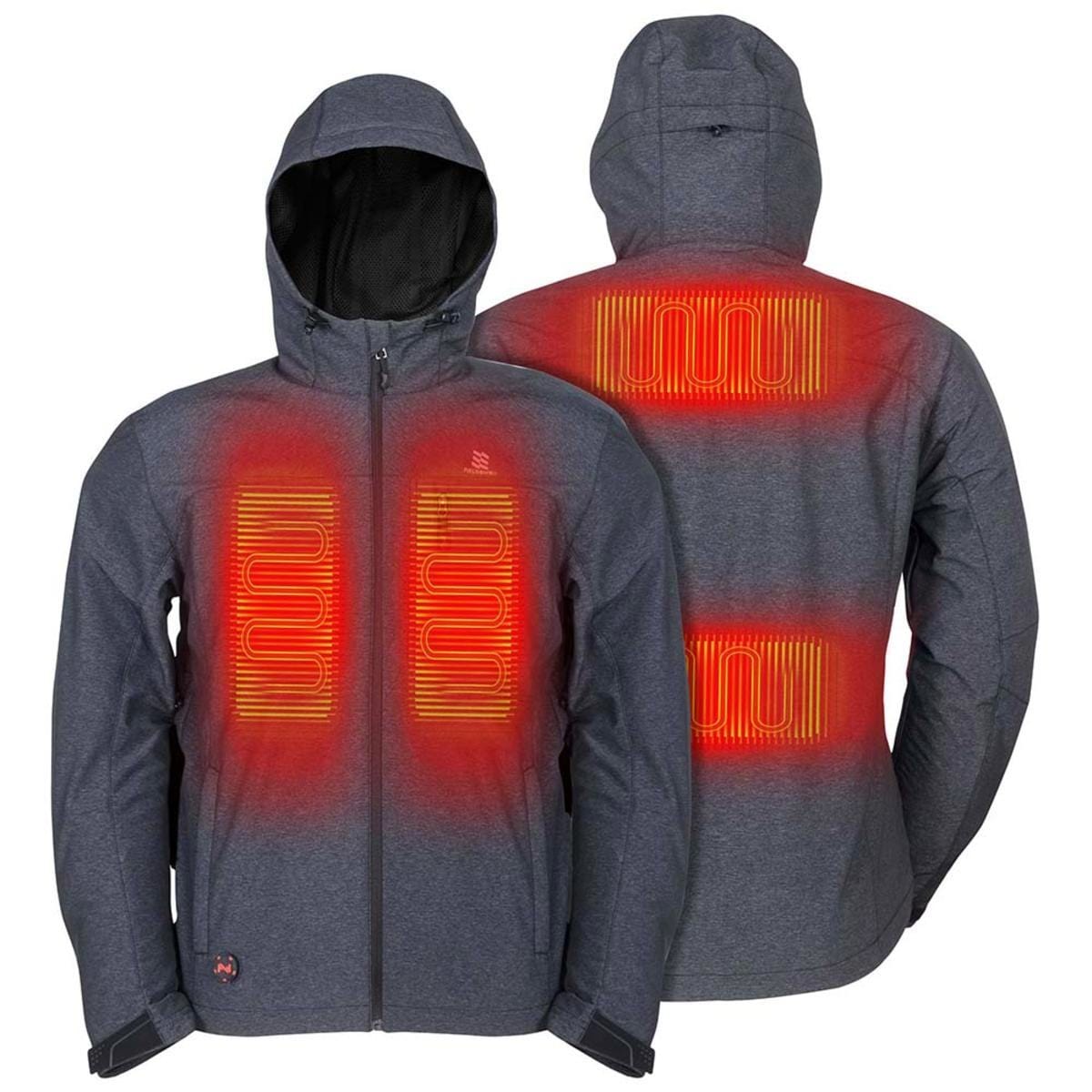 Adventure Heated Jacket - Mobile Warming™ heating technology - Backcountry 7.4-volt heating system 2200mAh - X-large