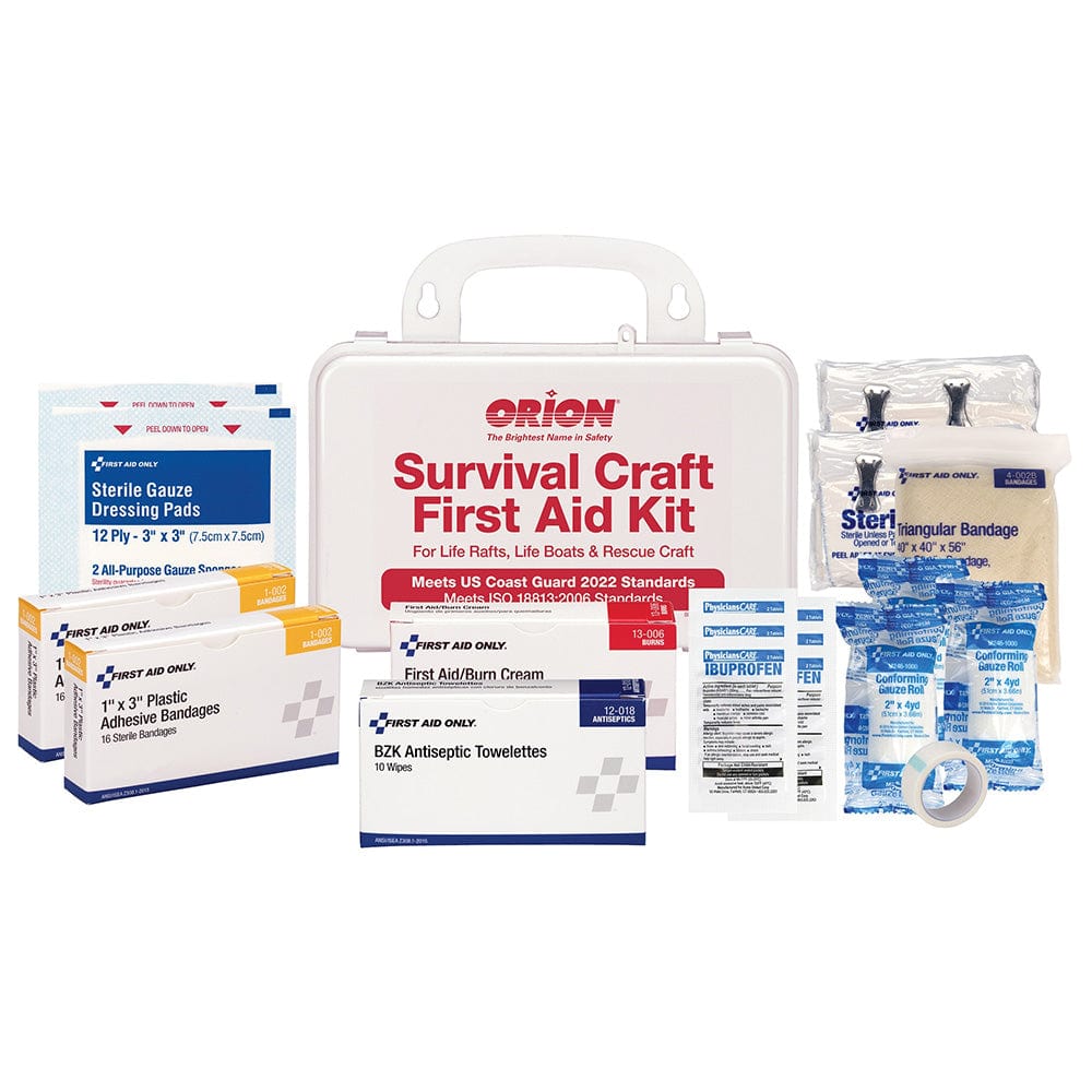 Orion Survival Craft First Aid Kit - Hard Plastic Case - Premium Outdoor from Orion - Just $71.05! Shop now at Prepared Bee