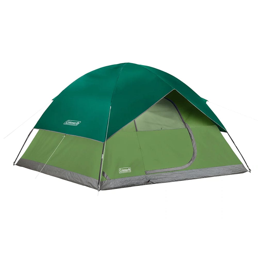 Coleman Sundome 6-Person Camping Tent - Spruce Green - Premium Camping from Coleman - Just $133.61! Shop now at Prepared Bee