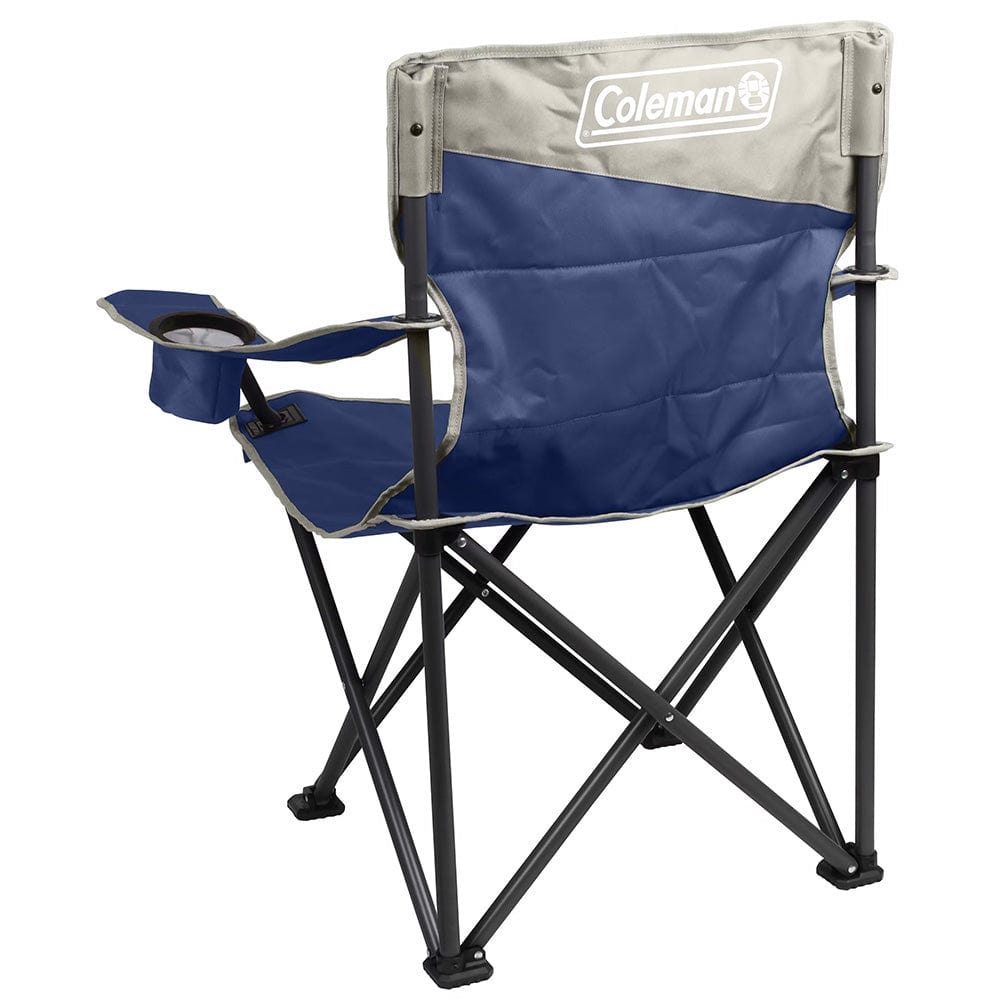 Coleman Big & Tall Quad Camping Chair - Skyfall Blue - Premium Outdoor from Coleman - Just $64.65! Shop now at Prepared Bee