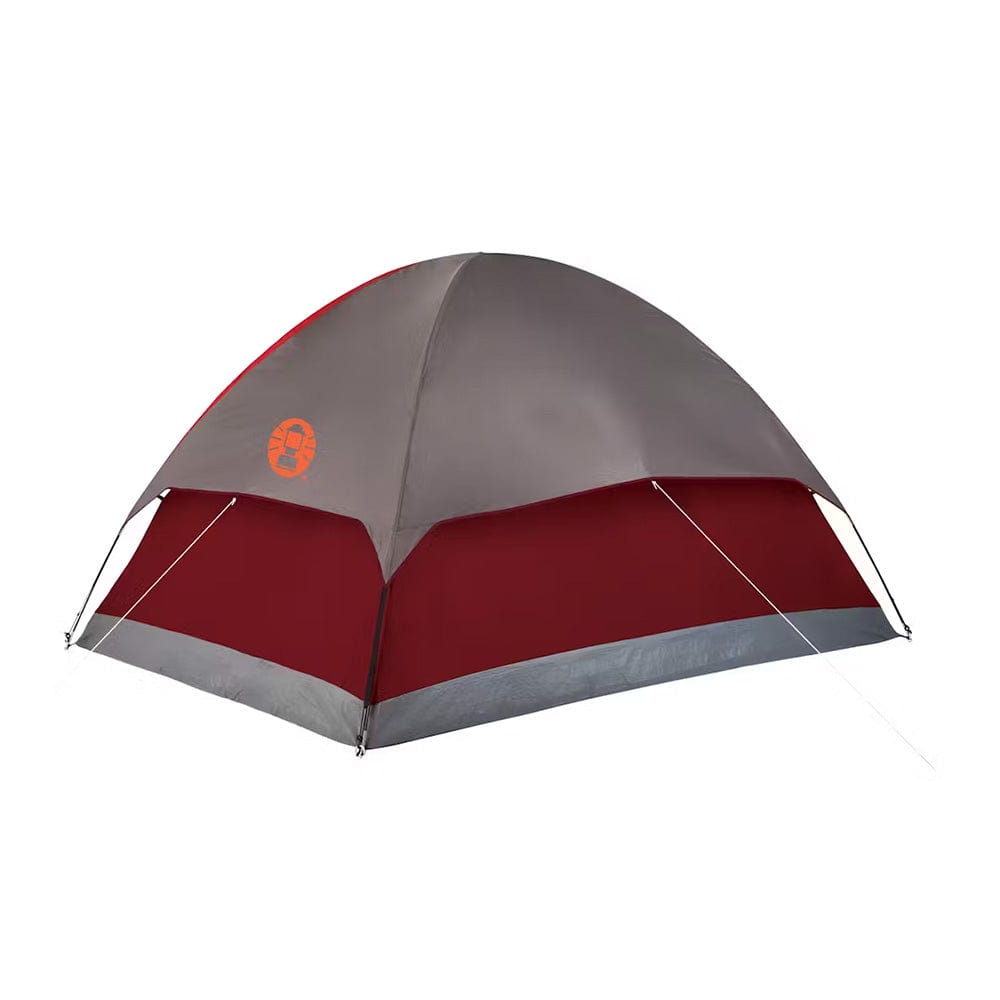 Coleman 4-Person Flatwoods II™ Lightweight Dome Camping Tent - Red - Premium Outdoor from Coleman - Just $82.10! Shop now at Prepared Bee