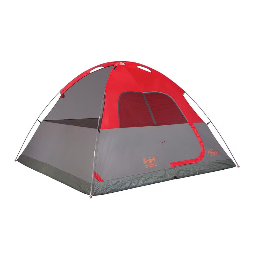 Coleman 6-Person Flatwoods II™ Lightweight Dome Camping Tent - Red - Premium Outdoor from Coleman - Just $101.10! Shop now at Prepared Bee