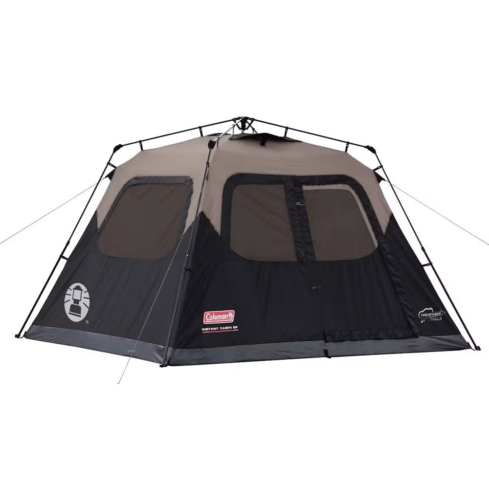 Coleman 6-Person Instant Cabin - Black - Premium Outdoor from Coleman - Just $243.39! Shop now at Prepared Bee
