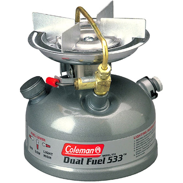 Coleman MOEL508 Stove 付属品付き Coleman Sportster® II Dual Fuel™ 1-Burner Stove