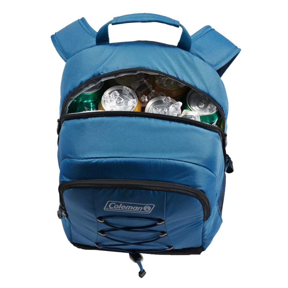 Coleman CHILLER™ 28-Can Soft-Sided Backpack Cooler - Deep Ocean - Premium Outdoor from Coleman - Just $37.31! Shop now at Prepared Bee