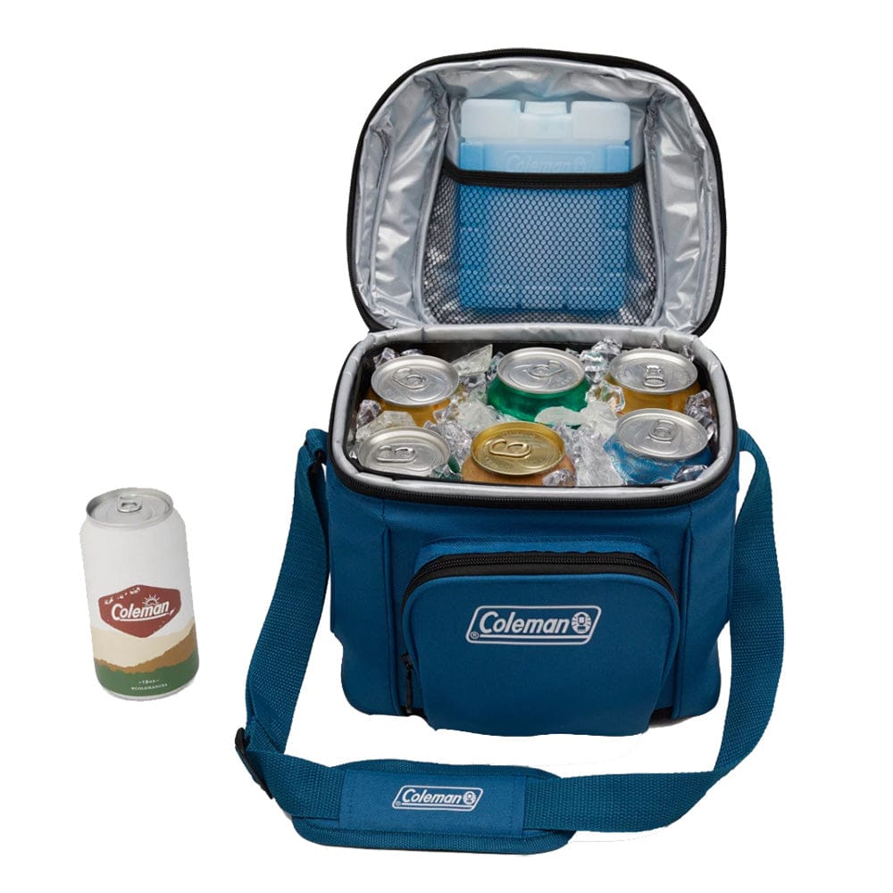 Coleman CHILLER™ 9-Can Soft-Sided Portable Cooler - Deep Ocean - Premium Outdoor from Coleman - Just $26.48! Shop now at Prepared Bee