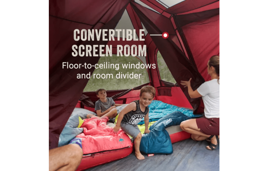 Coleman Skylodge 10-Person Instant Camping Tent With Weatherproof Screen Room - Blackberry - Premium Tents from Coleman - Just $339.99! Shop now at Prepared Bee
