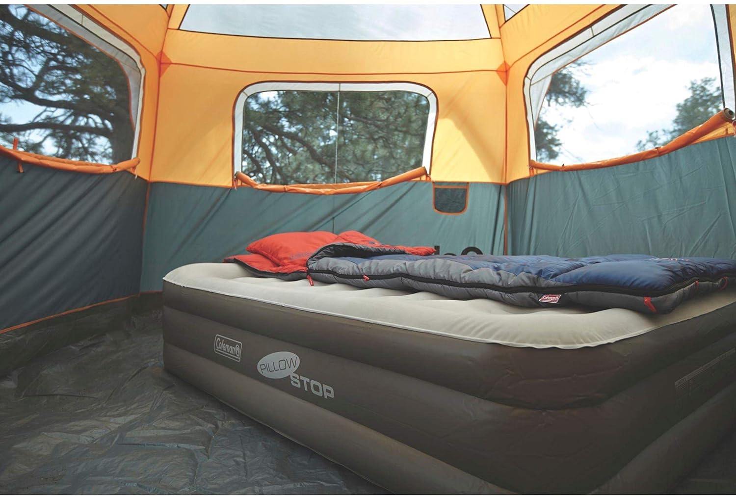 Coleman SupportRest PillowStop Double High Airbed with 120v Pump – Queen Size - For Indoor or Outdoor Use - Premium Sleeping Bags from Coleman - Just $101.99! Shop now at Prepared Bee